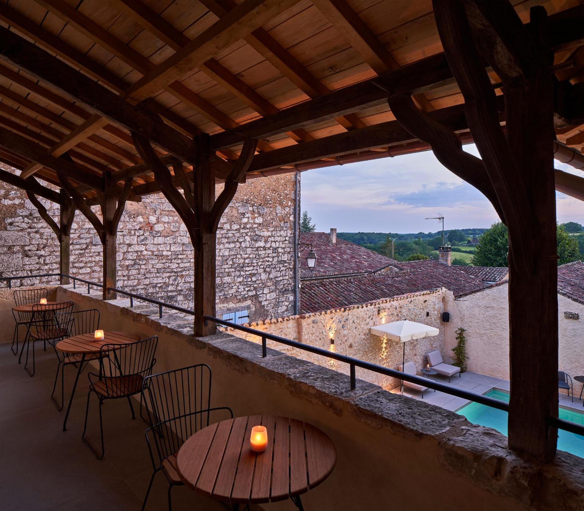 Hotel Le Chevalier Bleu Monpazier Dış mekan fotoğraf